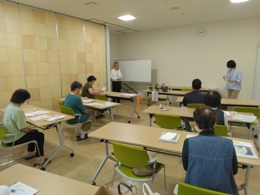 多肉植物の寄せ植え講習